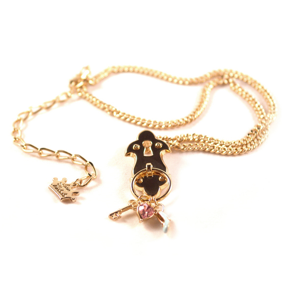 Disney Couture™ Cinderella Lock & Key Charm Necklace